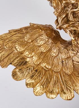 法式复古天使摆件大理石