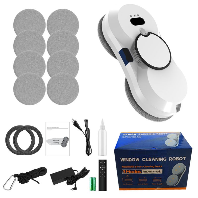 德国工艺工厂现货自动喷水款擦窗机器人大吸力电动智能擦窗机擦玻 - 图0