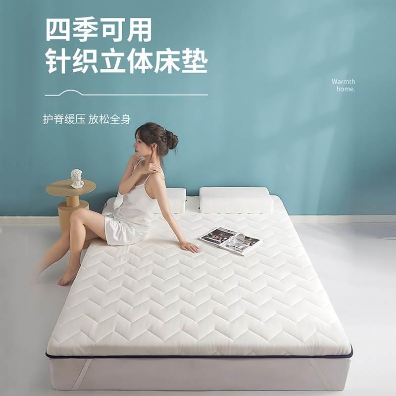 床垫软垫榻榻米垫子家用褥子睡垫学生宿舍单人垫被租房地铺垫 - 图0