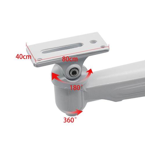 监控支架1213ZJ铝合金壁装室外摄像头支架仿海康30cm长还有短1212 - 图1