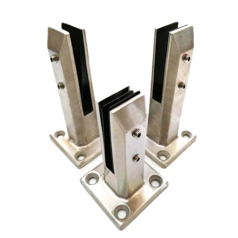 304方座泳池玻璃夹不锈钢立柱楼梯扶手配件免打孔落地固定玻璃夹,淘宝优惠券,粉丝福利购,淘宝优惠卷