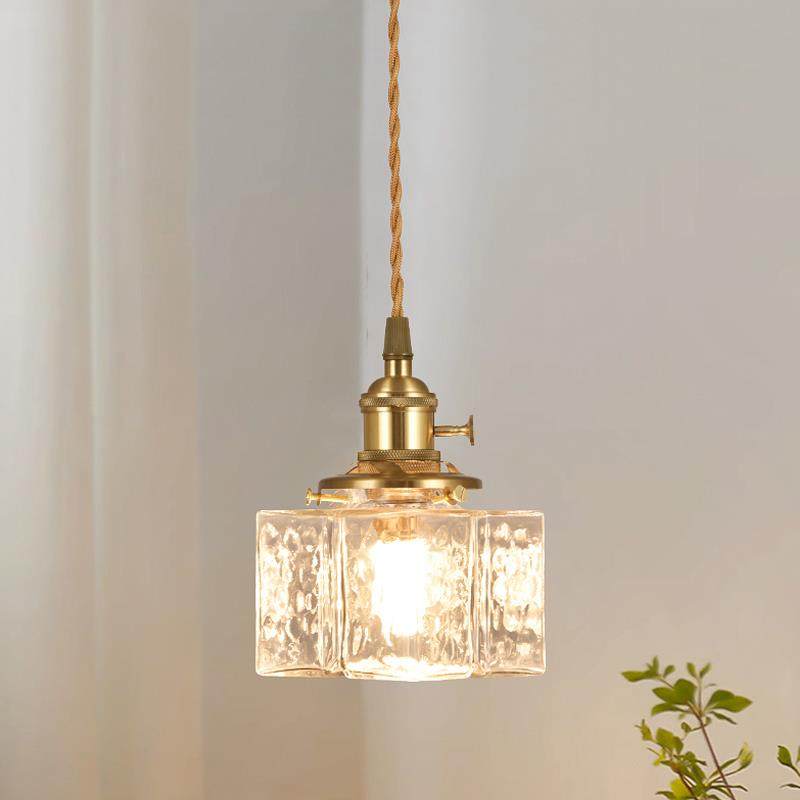 日式复古玻璃吊灯北欧简约民宿床头轻奢创意餐厅阳台玄关吧台灯具,淘宝优惠券,粉丝福利购,淘宝优惠卷
