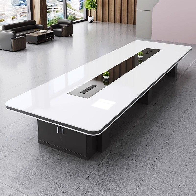 会议桌办公桌长桌会议室培训桌椅组合简约现代长条桌子大型洽谈桌,淘宝优惠券,粉丝福利购,淘宝优惠卷