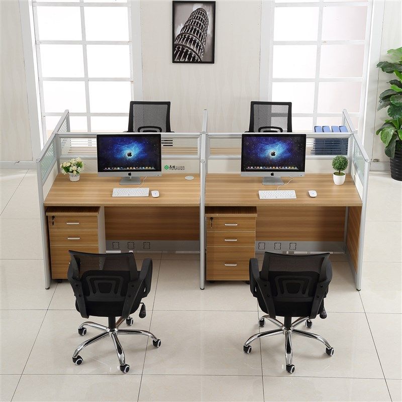 职员桌工位屏风转角办公桌 单人 经济型4人位 简约现代创意屏风,淘宝优惠券,粉丝福利购,淘宝优惠卷