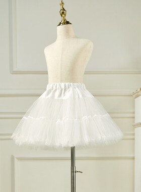 儿童裙撑无骨软纱云朵撑公主蓬蓬裙花童礼服内搭裙撑宝宝半身裙