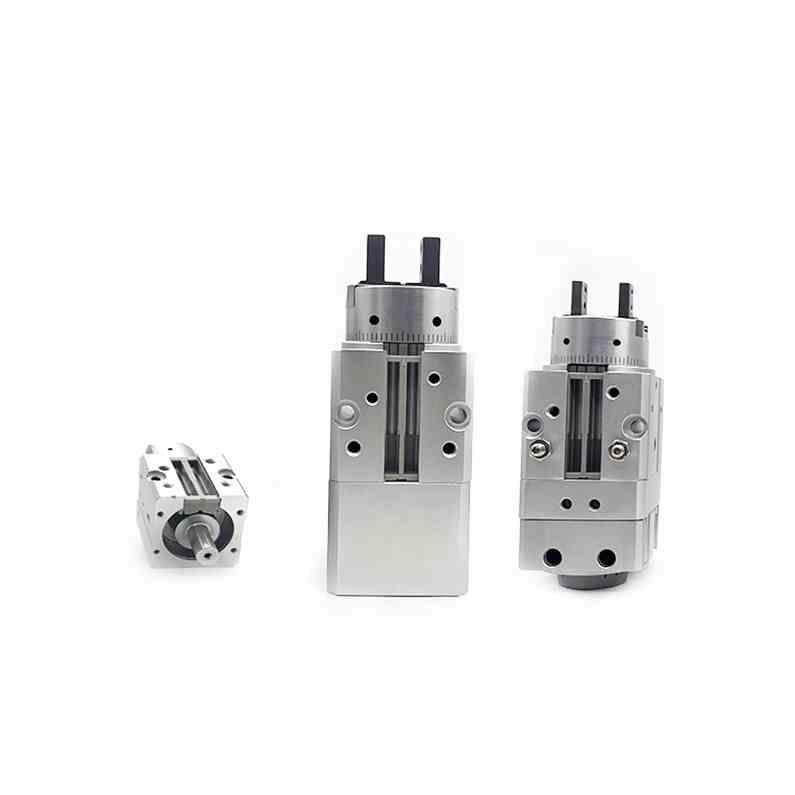 SMC旋转夹紧手指气缸MRHQ10D/16D/20D/25D-90S-180S-N摆动气爪 - 图3