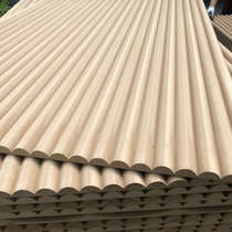 Wave Plate Trim trim Med semicircle Interior Background Wall Engraved Hollowed-out Plate Outdoor PVC corrugated sheet embossed panels