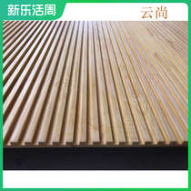 Wave plate eco-friendly Smell Solid Wood Plate Custom Plates Home Dress Background Wall Decoration Relief Plate Protective Wall Panels