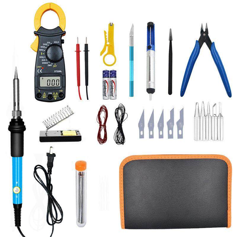 跨境3266万用表电烙铁 迷你钳形表电流表 内热调温恒温电烙铁套装,淘宝优惠券,粉丝福利购,淘宝优惠卷