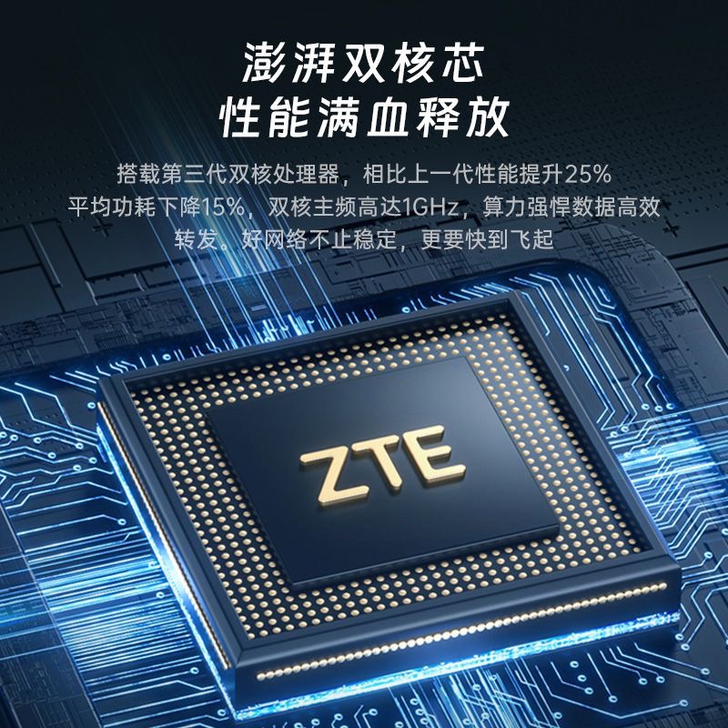 ZTE中兴AC1200小方糖中央路由器套装版双核双频千兆智能中大户型家用wifi5高速5G子母全屋覆盖Mesh组网兼容