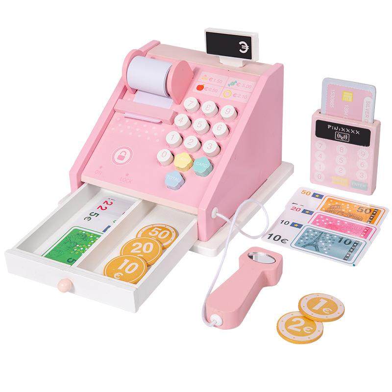 儿童超市早教仿真收银台玩具宝宝验钞数字生活认知木制过家家迷你,淘宝优惠券,粉丝福利购,淘宝优惠卷