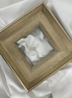 古典银色中古实木画框