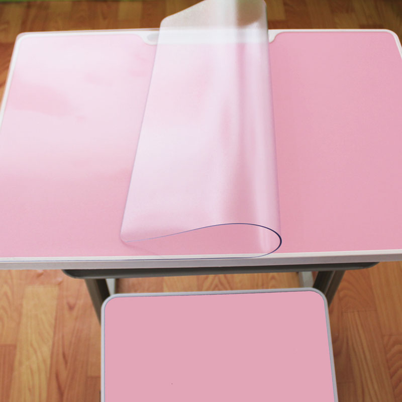 小学生课桌桌垫学习桌儿童专用防水桌布水晶板透明写字台书桌垫子 - 图1