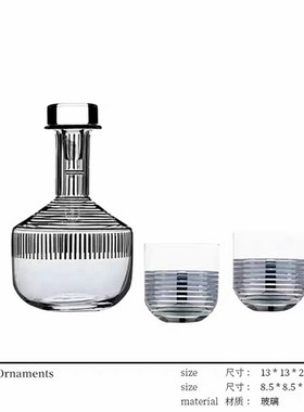 现代轻奢样板房客厅茶几v酒店售楼处会所洽谈桌装饰组合摆件