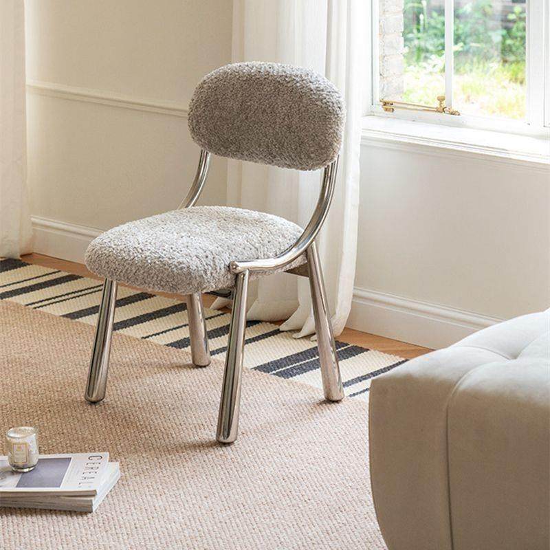 中古小羊肖恩椅子法式网红家用现代设计师北欧靠背椅子餐厅简约,淘宝优惠券,粉丝福利购,淘宝优惠卷