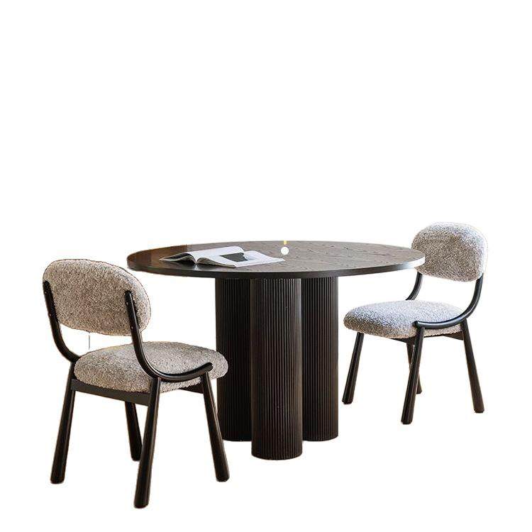 中古小羊肖恩椅子法式网红家用现代设计师北欧靠背椅子餐厅简约,淘宝优惠券,粉丝福利购,淘宝优惠卷