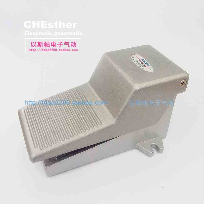 气缸控制脚踏阀4F210-08自复位08L带自锁气动脚踏开关换向配接头 - 图3