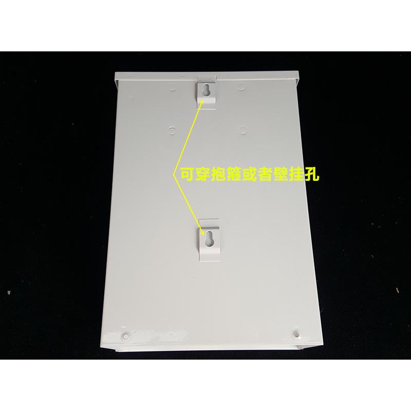 Monitoring waterproof box large outdoor distribution box rainproof box 8-port switch box pole waterproof box iron box