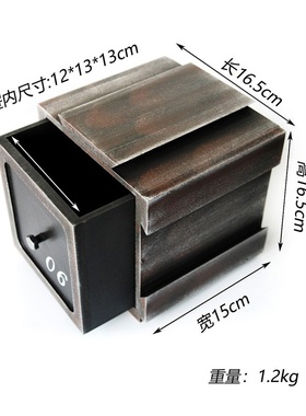 美式木质家居收纳新风尚组合装饰摆件抽屉柜多样实用整理美家