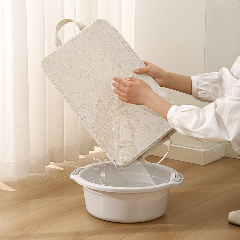 2025新款棉麻质感收纳盒PP板水洗可折叠布艺衣柜衣物整理抽屉式,淘宝优惠券,粉丝福利购,淘宝优惠卷