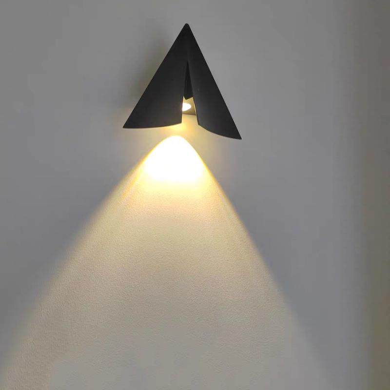 户外庭院简约现代走廊过道壁灯 led极简飞机形创意设计防水洗墙灯,淘宝优惠券,粉丝福利购,淘宝优惠卷