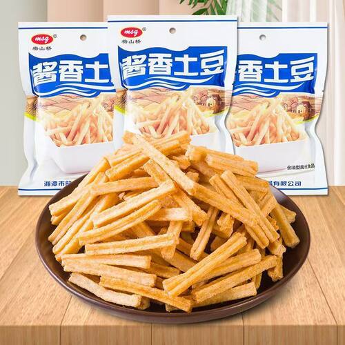酱香土豆薯条薯片怀旧老式童年好吃解馋零食休闲小吃食品网红爆款 - 图0