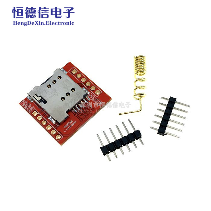 SIM800L GPRS 转接板 GSM 模块 microSIM卡 小体积 Core board - 图3