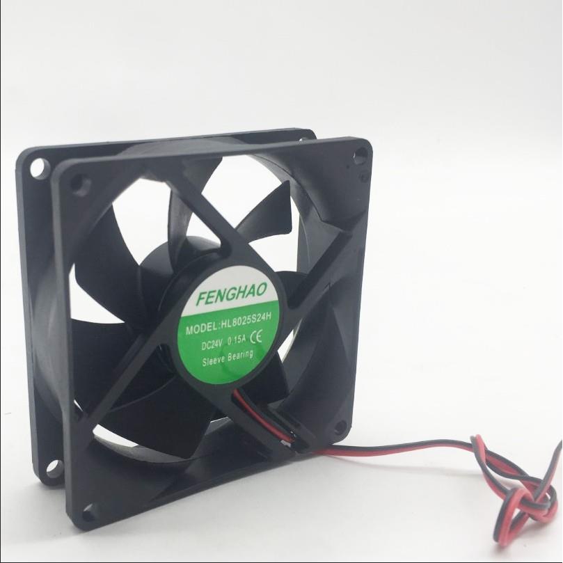 DC voltage 8025 chassis fan industrial small fan DC12V24V electric box fan ventilation fan