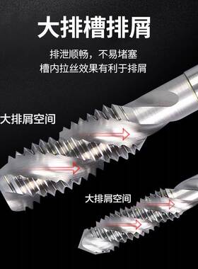 日本进口yamawa高硬度钢难削材丝攻调质钢模具钢专用丝锥PMSP系列