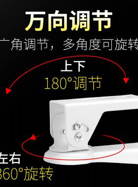加厚重型钢鸭嘴监控摄像机支架室外摄像头枪机万向架子安防设备