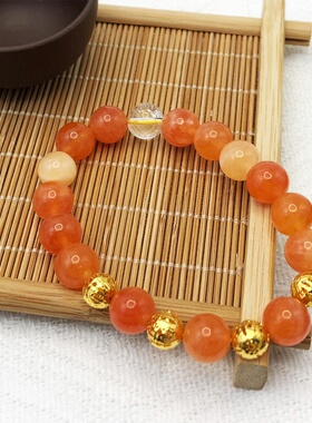 2025新款文艺工厂天然石白水晶小众女款高级感手链设计手串