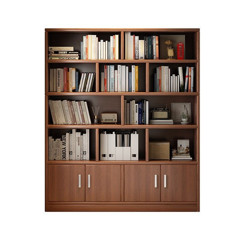 实木书柜家用置物柜去客厅化多格柜储物柜靠墙展示柜简易学生书架,淘宝优惠券,粉丝福利购,淘宝优惠卷