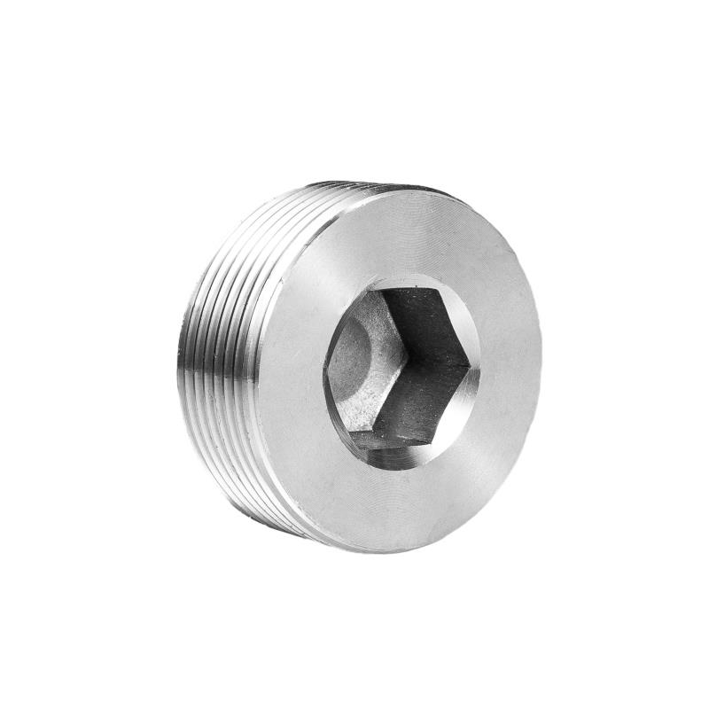 304不锈钢六角内丝堵头管道塞头闷盖闷头内牙螺纹堵头3/4分6分1寸 - 图3