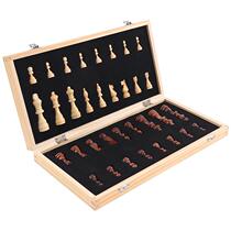 Manufacturer Direct Wood Magnetic Chess Foldable High-quality Wood High-quality International Wooden Atlantic Chess Set