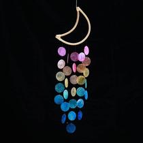 Moon Shell Sheet Wind Bells Hanging Accessories Handpendant Girls Gift Rooms Balcony Day Style