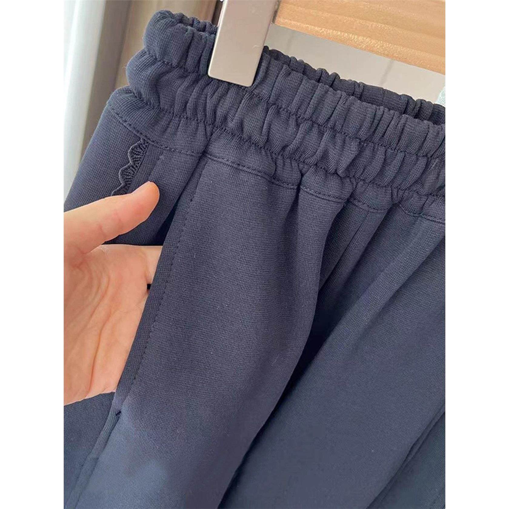 英国DGKP2025秋冬季新款女童裤子儿童运动裤女孩加绒款卫裤弯刀裤,淘宝优惠券,粉丝福利购,淘宝优惠卷