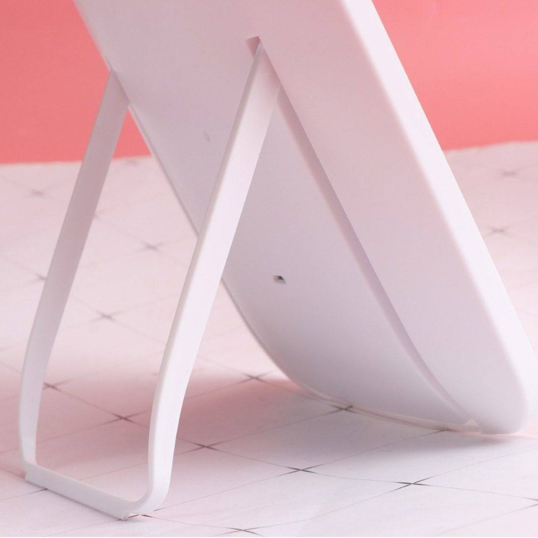 跨境新款亚马逊led支架化妆镜桌面台式触摸补妆镜带灯智能调节补,淘宝优惠券,粉丝福利购,淘宝优惠卷