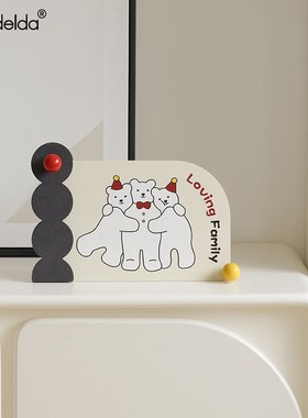 精选Mandelda入户玄关时钟装饰摆件客厅桌面电视柜钟表摆放式家居