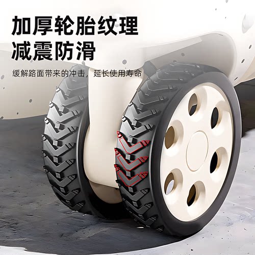 行李箱轮子橡胶套保护套拉杆箱替换硅胶静音万向轮滑轮硅胶圈配件 - 图0