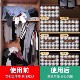 Clothes storage box houndstooth home wardrobe layered