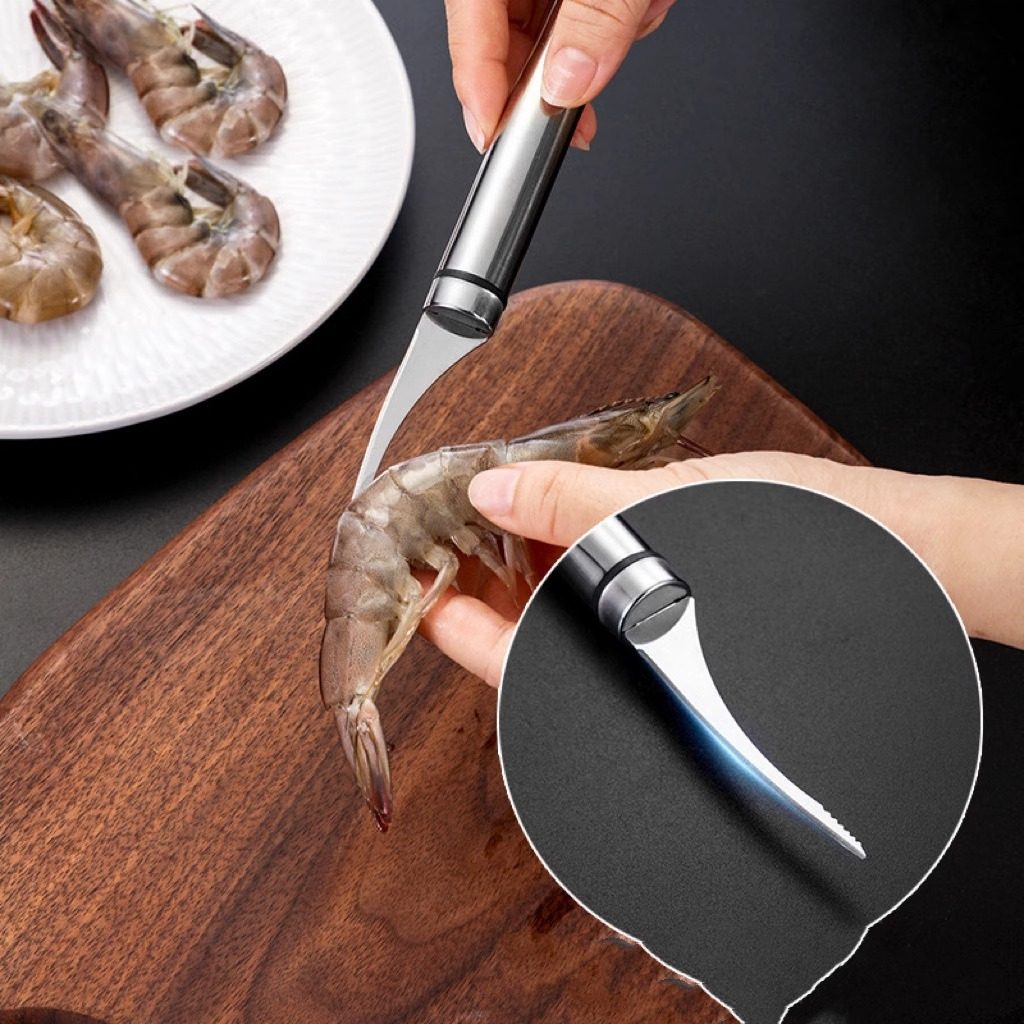 剥虾工具二合一专用刀家用基围虾去虾线开虾背神器开背刀挑虾线刀,淘宝优惠券,粉丝福利购,淘宝优惠卷