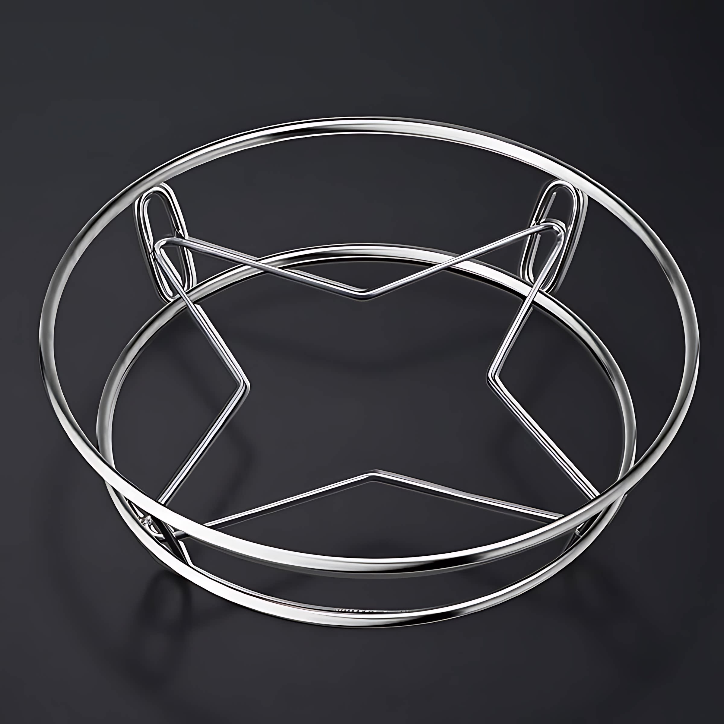 不锈钢锅架厨房家用置物架锅盖隔热防烫锅具锅垫支架蒸架收纳台面