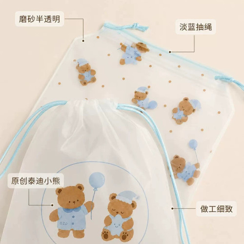 鞋袋装鞋子收纳袋旅行行李箱分装袋防尘防潮束口袋鞋罩套旅游神器 - 图1