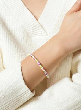 桑蕾植物乌托邦系列圆珠手链时尚小众设计2025秋冬