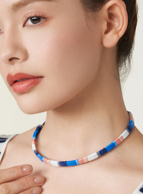 桑蕾漫步夏威夷choker项链小众设计2025年新款爆款