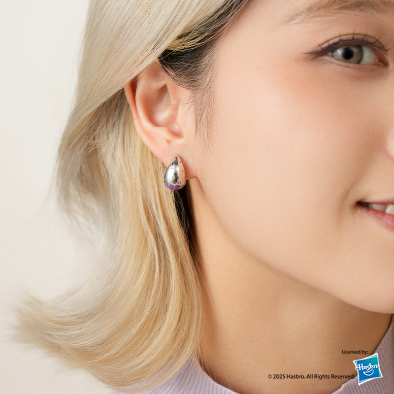 桑蕾小马宝莉联名魔法城堡糖梨耳钉首都坎特洛特城夜幕 - 图2