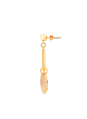 FIBRENO 圆圈耳坠 金色 CIRCLE EARRING