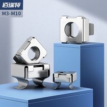 Pro 304 stainless steel CN clamping nut buckle screw cap colour zinc-cage floating enclosure nut M4M5M6M8