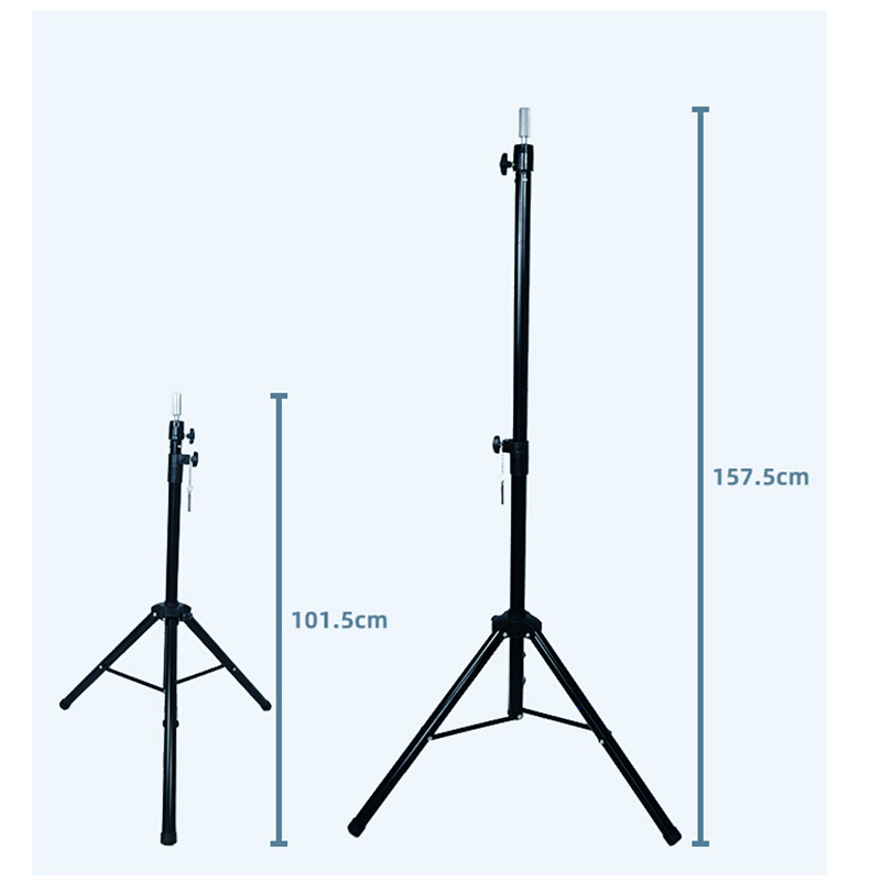 头模支架假发假人头三脚架公仔模特头固定美发练习专用落地三角架-图1