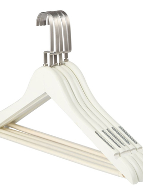 简约样板房木质衣撑衣帽间实木防滑衣架儿童房衣挂衣柜装饰品摆件